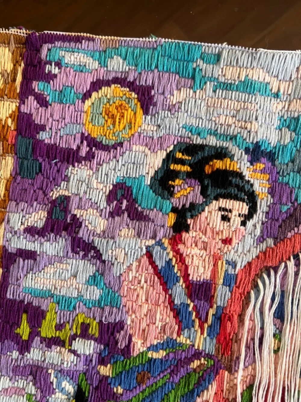 Dimensions Gold Collection 'MAGNOLIA SERENADE' Lena Liu Completed Canvas 16
